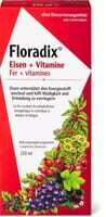 Floradix Viitamines+ Fer sirop 250ml