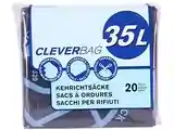 CleverBag · Sac poubelle 35l 20 pièces