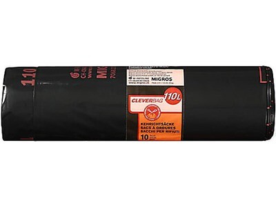 CleverBag · Sac poubelle 110l 10 pièces