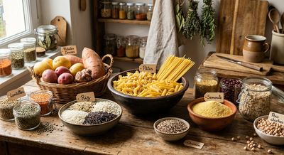 PATES, RIZ, SEMOULES, &amp; FECULENTS