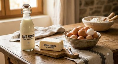LAIT, BEURRE &amp; OEUFS