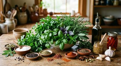 HERBES FRAICHES &amp; CONDIMENTS
