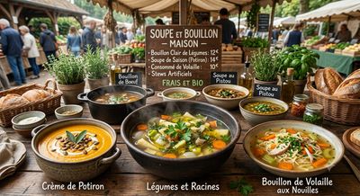 SOUPES &amp; BOUILLONS