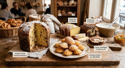 CAKES, MADELEINES &amp; PANETTONE