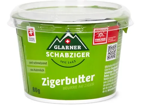 Glarner · Beurre au ziger 80g