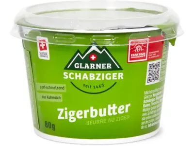 Glarner · Beurre au ziger 80g