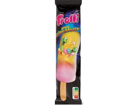 Trolli · Glace à l’eau · avec bonbons lucioles acidulées 67ml