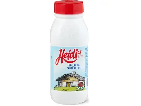 Heidi · Crème entière · IP-SUISSE, 35% de gras, pasteurisé 500g