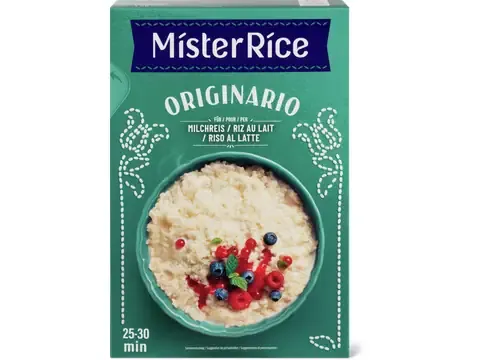 Mister Rice · Originario · pour riz au lait 1kg