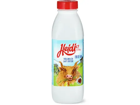 Heidi · Lait entier · IP-SUISSE, 3.5% de gras, haute pasteurisation 1l