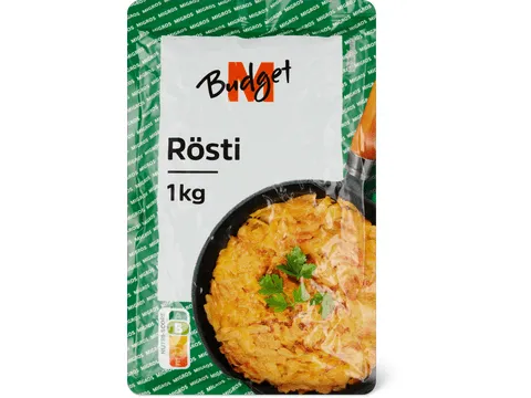 M-Budget · Röstis 1kg