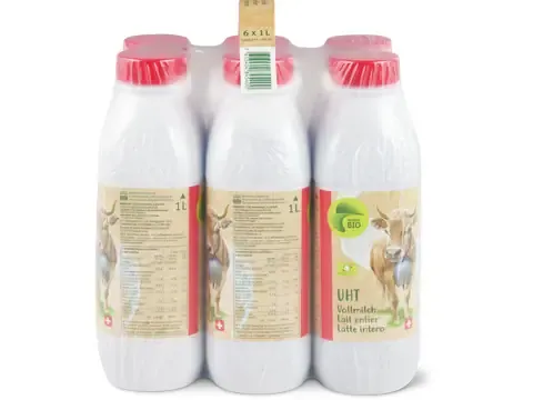 Lait entier · Bio 6 x 1l