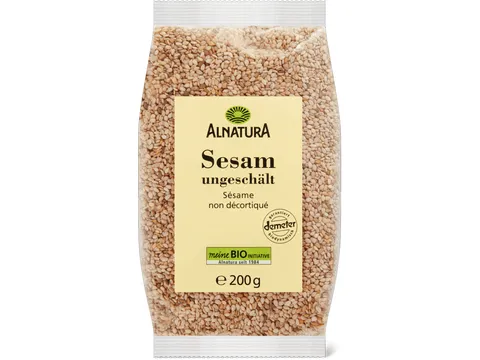 Alnatura · Sésame · Bio, Demeter, non décortiqué, végétalien 200g