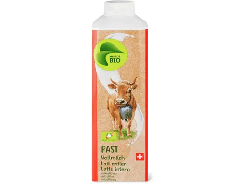 Lait entier · Bio, 3.5% de gras, pasteurisé 1L