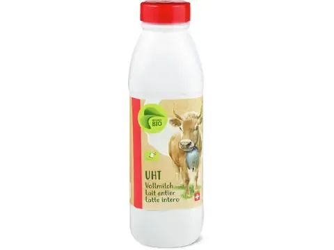 Lait entier · Bio, 3.5 % de gras, UHT 1L