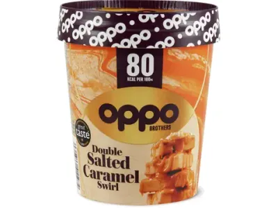 Oppo Brothers · Glace en pot · double salted caramel 475ml