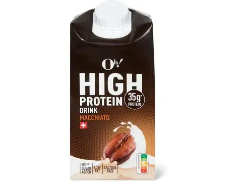 Oh! High Protein · Drink · Macchiato, sans lactose 500ml