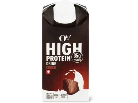 Oh! High Protein · Drink · Choco, sans lactose 500ml