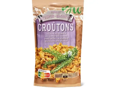 Chatham Village · Croûtons blé complet   · Bio, avec romarin 100g