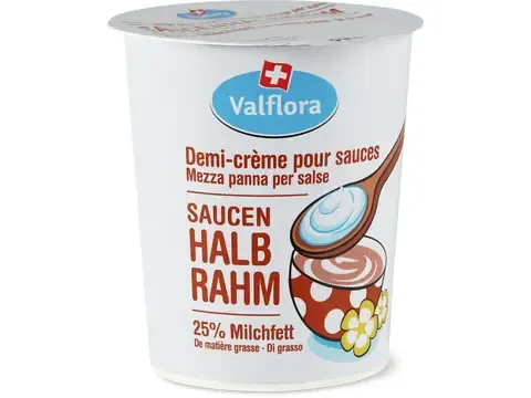 Valflora · Demi-crème pour sauces 200ml