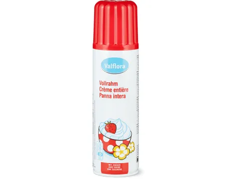 Valflora · Crème entière fouettée · Boîte 250ml