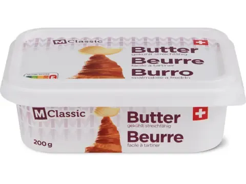 M-Classic Léger · Beurre mi-gras 200g