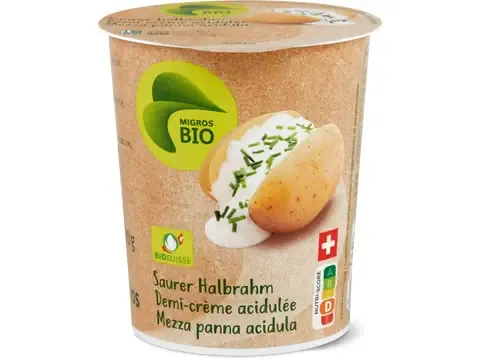 Demi-crème acidulée · Bio 200ml