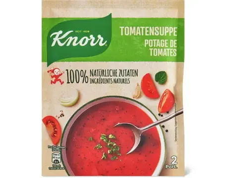 Knorr · Potage de tomates · 100% ingrédients naturels 58g
