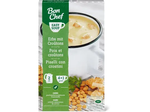 Bon Chef Easy soup · Pois et croûtons 104g