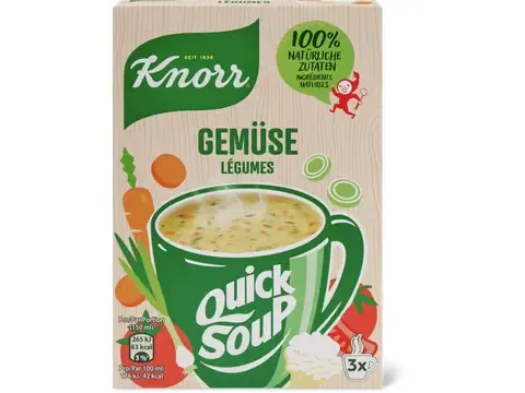 Knorr Quick Soup · Soupe aux légumes 52g