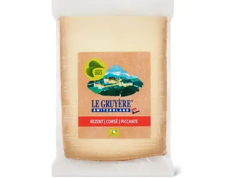 Fromage à pâte dure AOP · Bio, corsé 100 g