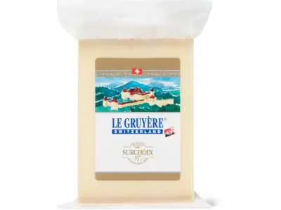 Gruyère · Fromage à pâte dure AOP · surchoix 100g