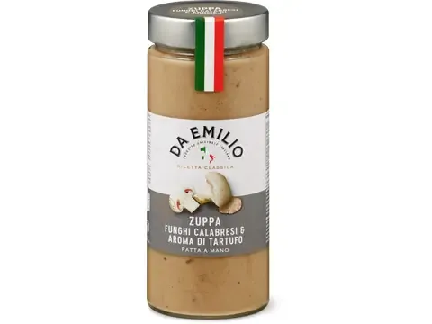 Da Emilio · Soupe · champignons de Calabre et arôme de truffe 560g