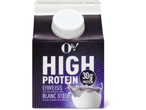 Oh! High Protein · Blanc d’œuf · Importé, élevage en plein air 300g
