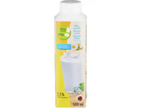 Lait · IP-SUISSE, aha!, 3,5% mat. grasse, haute pasteurisation, sans lactose 500ml