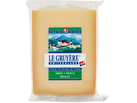 Gruyère · Fromages à pâte dure AOP · doux 100 g