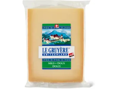 Gruyère · Fromages à pâte dure AOP · doux 100 g