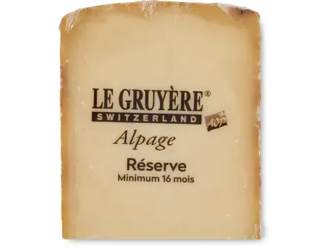 Gruyère · Fromage à pâte dure Réserve 100 g