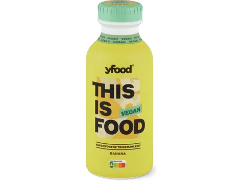 Y-Food · Repas à boire · Banane, végétalien 500ml