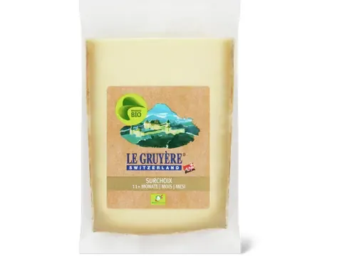 Gruyère · Fromage à pâte dure · Bio, Surchoix 100 g