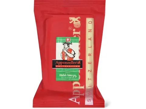 Appenzeller · Fromage à pâte mi-dure · doux et aromatique 100 g