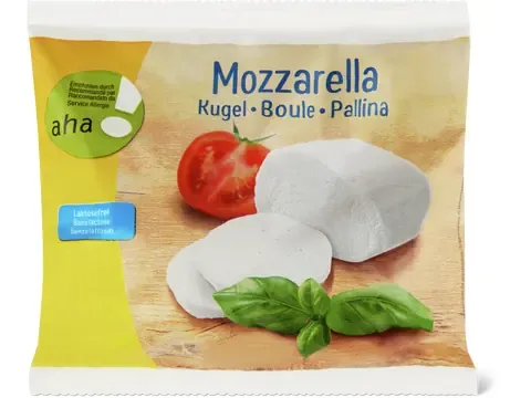 Mozzarella · aha!, sans lactose 150g