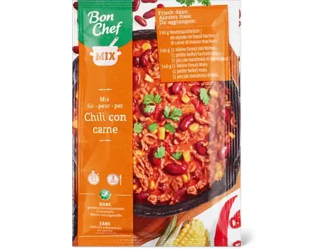 Bon Chef Mix · pour chili con carne · végétarien 64g