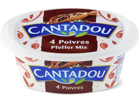 Cantadou · Fromage frais · 4 poivres 140g