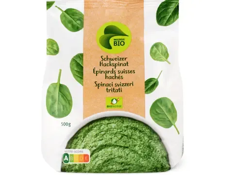 Épinards hachés · Bio 500g