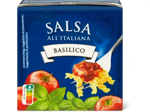 Salsa all' Italiana · Basilico 250ml