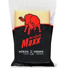 Der scharfe Maxx · Fromage à pâte mi-dure 100 g