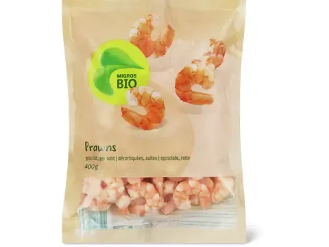Pacific Prawns · Bio, décortiquées, cuites 400g