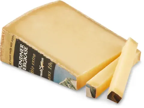 Fromage de montagne des Grisons · Bio, De la région 100 g