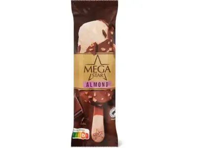 MegaStar · Glace en bâtonnets · Almond 120ml
